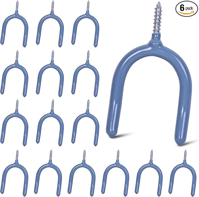 Lian.Ripple.Lian16 Pack Garage Storage System Steel U Hooks by LianRippleLian