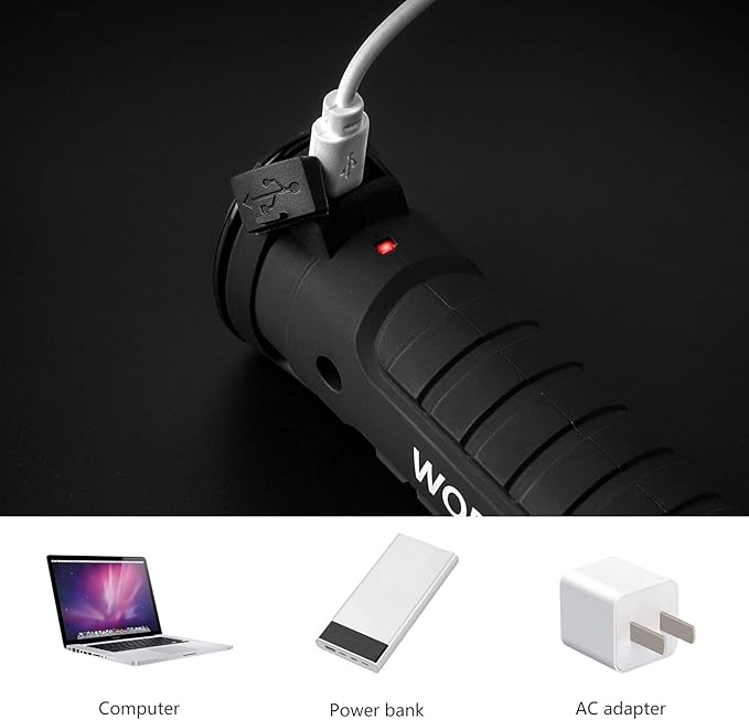Lmaytech Gifts for Men 3Pack LED Flashlight, Rechargeable Work Lights - Image 6