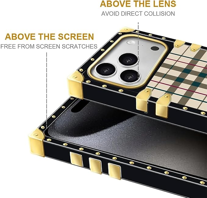 for iPhone 17 Pro Case Luxury Golden Decoration - Image 7
