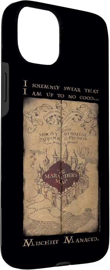 iPhone 15 Plus Harry Potter Marauder's Map Words Case - Image 3