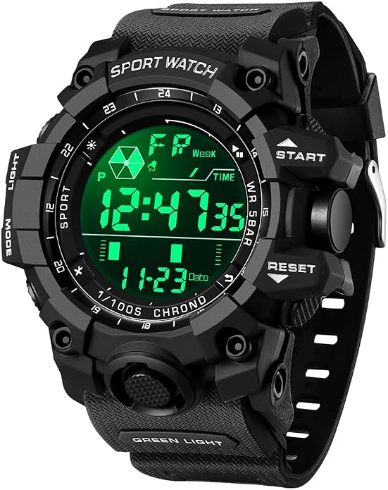 FANMIS Mens Military Multifunction Digital LED Watch Electronic Waterproof - Image 2