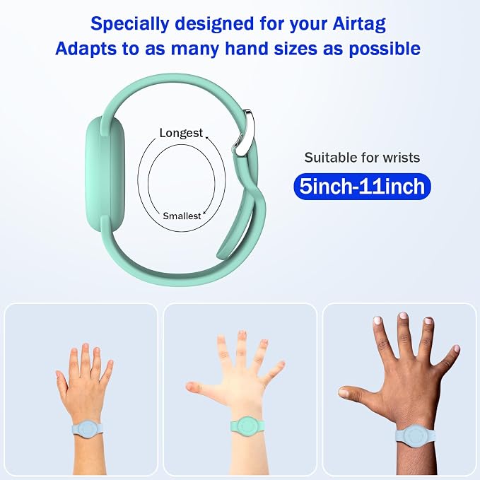 R-fun Waterproof for Air Tag Bracelets Compatible - Image 5