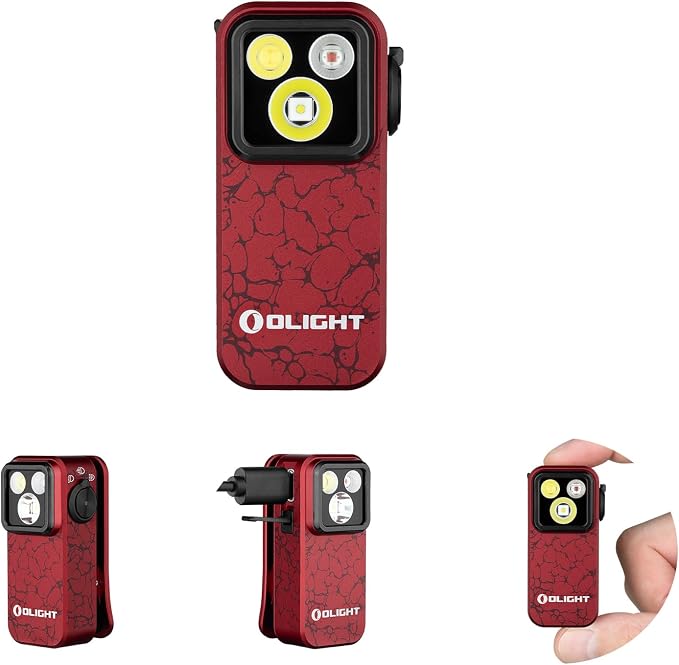 OLIGHT Oclip Pro EDC Flashlight Clip-on Light, Rechargeable 500 Lumens by OLIGHT