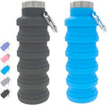 YCT Collapsible Water Bottle 17oz（500ml），Travel Portable Sport Water by YCT