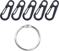 SWATOM Small Mini Carabiner Clip Tiny Spring Snap Hook Keychains Micro by SWATOM