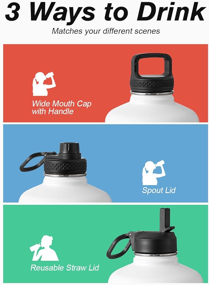 Coolflask 128 oz Gallon Water Bottle Insulated - Image 5