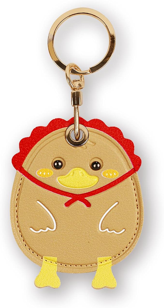 Leather Keychain Case Holder Compatible by XSUIOY