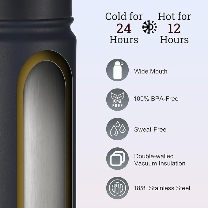 mininoo 24 oz Insulated Water Bottle - Image 3