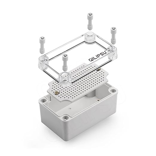 QILIPSU Junction Box with Mounting Plate 110x80x70mm by QILIPSU