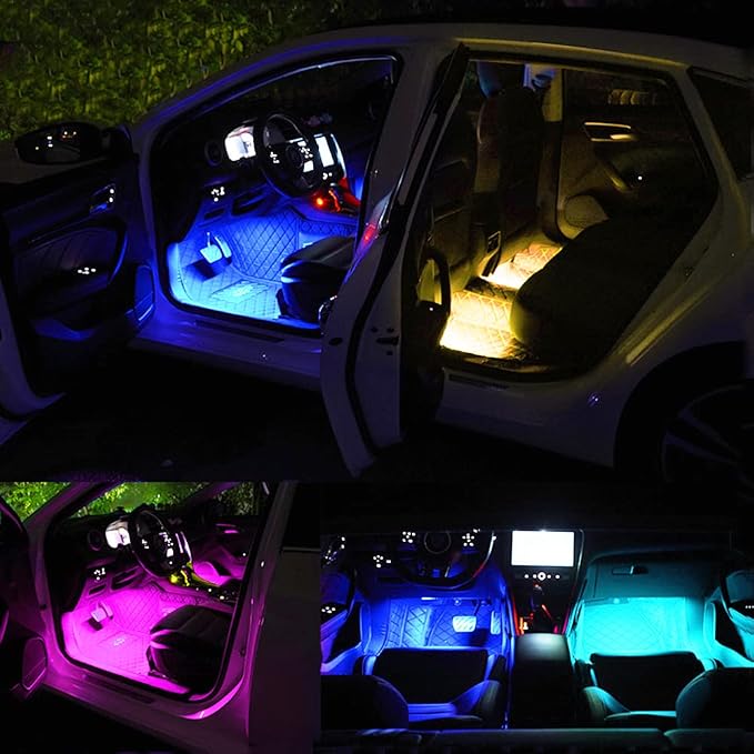 Remote Control RGB Lights Under Cabinet Lighting Rechargeable, 48-LED Wireless - Image 9