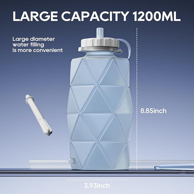 Smokitcen Collapsible Silicone Enema Bag Bottle Kit - Image 5