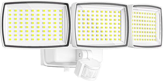 AIXPI Battery Powered Motion Sensor Outdoor Lights, 1500LM Flood Light IP65 by AIXPI