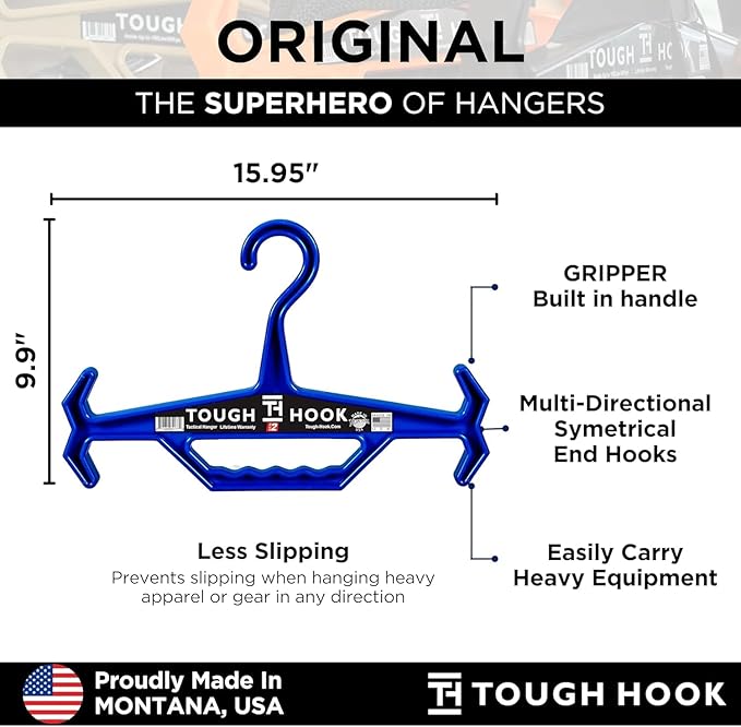 Tough Hook Original Multipurpose Heavy Duty Hanger, USA Made, 200 lb Capacity - Image 5
