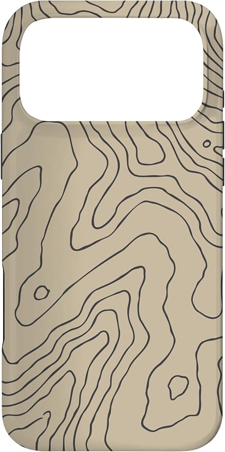 Coyote Country Guide Lines Topographical Contour Map Case by Unknown