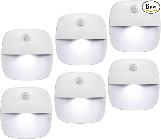 AMIR Motion Sensor Light Indoor, Upgraded Battery-Powered LED Night Light by AMIR
