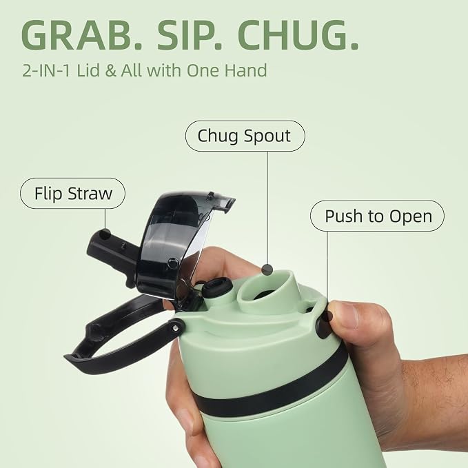 BJPKPK 17oz Insulated Water Bottle - Image 2