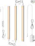 ASOKO Dimmable LED Under Cabinet Lights Warm White 2700K, 24V ETL Listed Plug by ASOKO