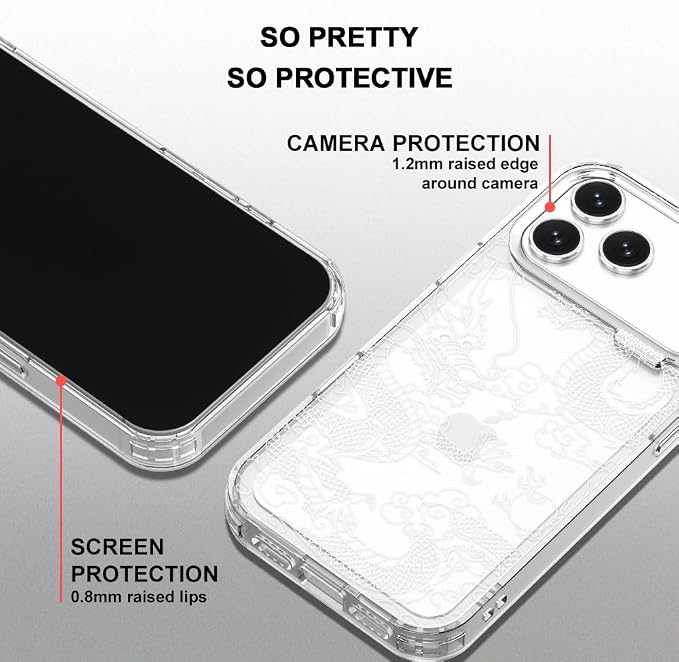 MOSNOVO for iPhone 17 Pro Max Case | Military Grade 6.6ft Drop Tested | Camera - Image 4