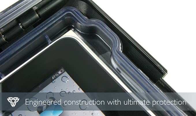 Pyle Universal iPad Waterproof Case, Marine Water Resistant IPX8 Outdoor Rugged - Image 8