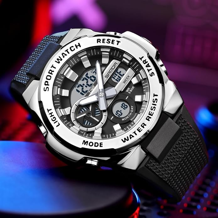 FANMIS Mens Military Multifunction Digital LED Watch Electronic Waterproof - Image 3