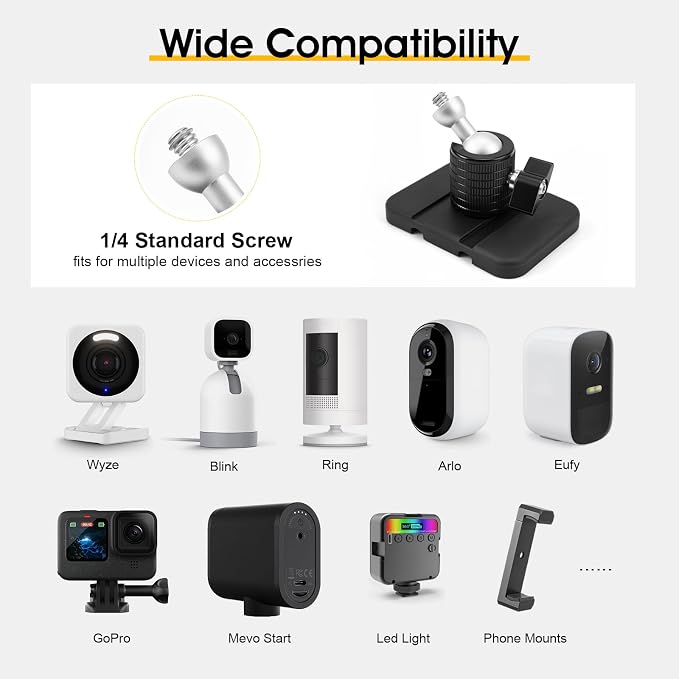 Magnetic Camera Mount with 1/4" Thread - Image 6