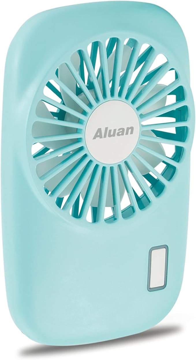 Aluan Handheld Mini Fan Powerful Small Personal Portable Speed Adjustable USB by Aluan