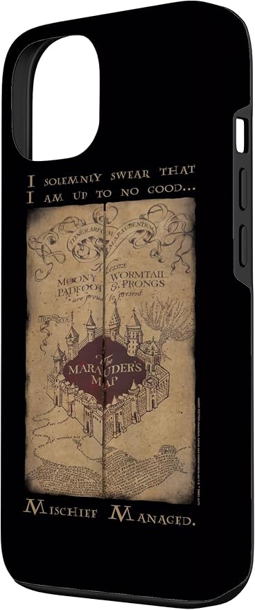 iPhone 13 Harry Potter Marauder's Map Words Case - Image 2