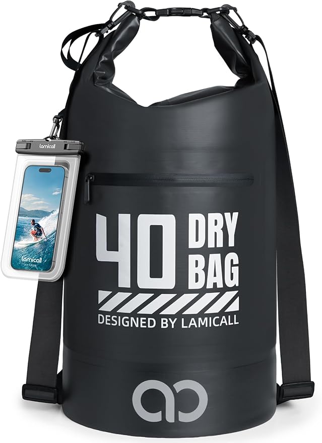 Lamicall Dry Bag Waterproof Backpack - 5L/10L/20L/30L/40L Large Water Proof Bag by Lamicall