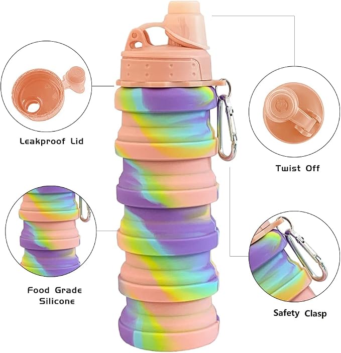 Collapsible Travel Bottles 2 Pack - Image 3