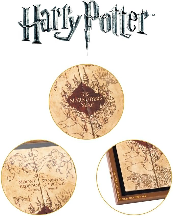 The Noble Collection Harry Potter The Marauder's Map Display Case - Image 4