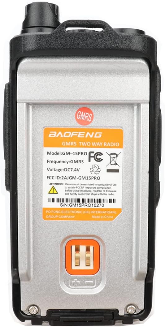 BAOFENG GM-15 Pro GMRS Radio 8W NOAA Weather Receiver Radio, GMRS Repeater - Image 9