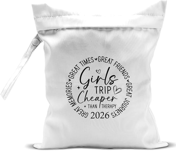 Girls Trip Gifts Wet Dry Bag, Beach Bag Wet Bag Favors, by zcyxuuw