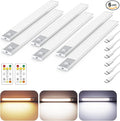 12" Ultra-Thin Under Cabinet Lighting Wireless, Aluminum Alloy Under Counter by Skairipa