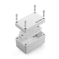 QILIPSU Junction Box with Mounting Plate 110x80x70mm, ABS Plastic DIY by QILIPSU