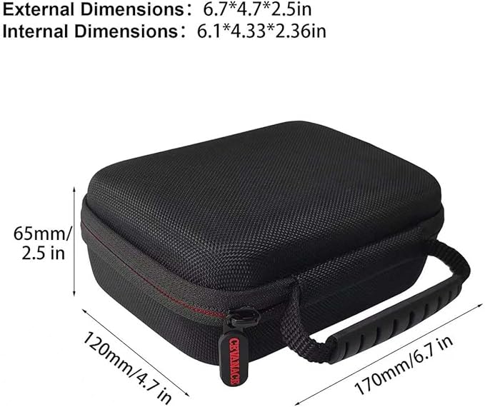 EVA Hard Case with Foam，6.7 x4.7 x2.5 inches Hard Sided Camera/Digital Case EVA - Image 2