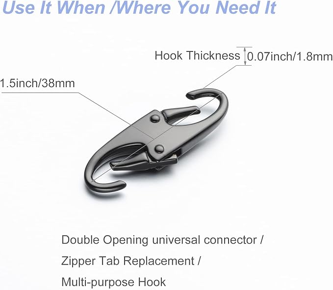 Zpsolution Zipper Clips Anti Theft - Image 3