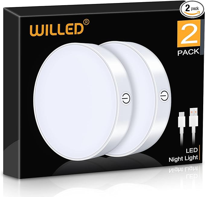 WILLED Dimmable Touch Light Buit-in 1000mAh Large Battery Rechargeable LED Tap by WILLED