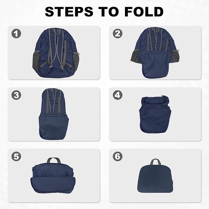 HOLYLUCK 20L lightweight packable Hiking Daypack Foldable Backpack - Image 5