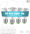 Rechargeable Emergency Light Bulbs, Battery Powered LED Light Bulb 6000K by SORHELIDKO