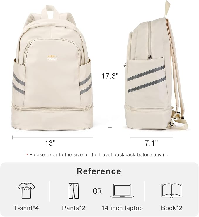 coofay Gym Backpack For Women Waterproof Backpack - Image 2