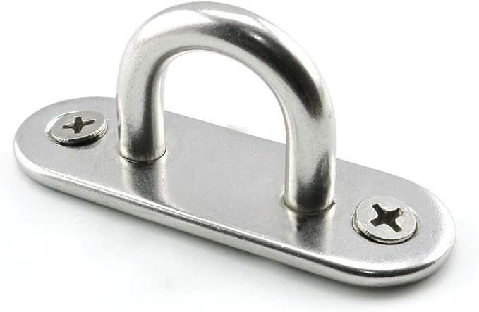 heyous 2 Set M8 Suspension Ceiling Wall Mount U Hook Anchor Hanger Stainless - Image 5