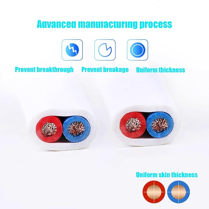Small Extension Cord 6ft 2 Prong Thin Extension Cord - Image 2
