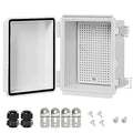LeMotech Electrical Box, IP67 Waterproof Hinged Cover Stainless Steel Latch by LeMotech