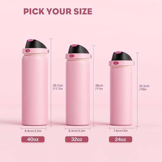 POWCAN 24 oz Insulated Water Bottle - Image 8