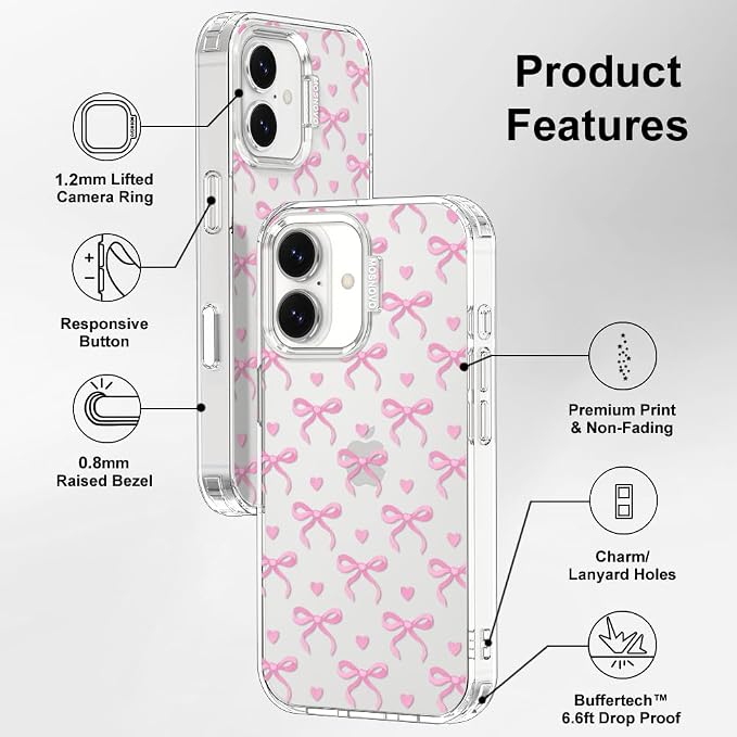 MOSNOVO for iPhone 17 Case | Military Grade 6.6ft Drop Tested | Camera Control - Image 7