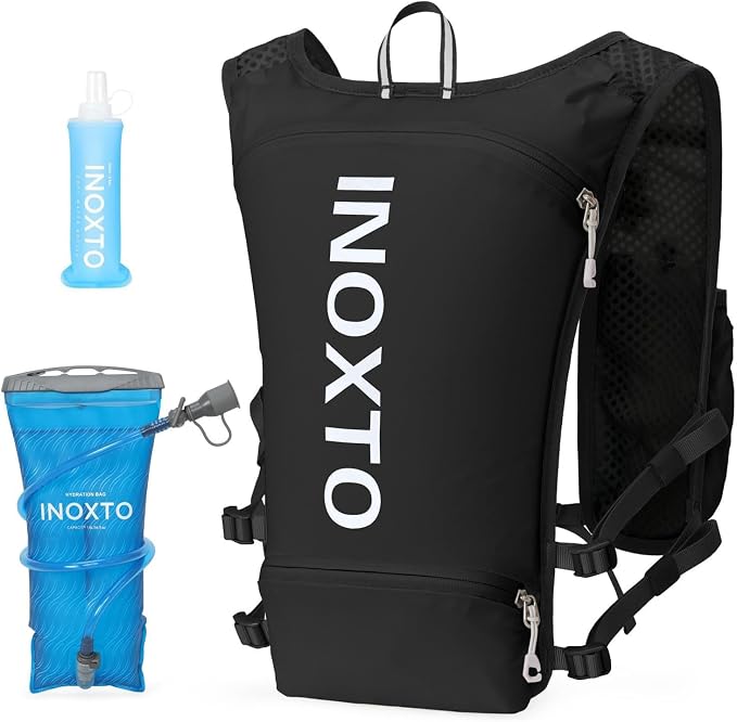 INOXTO Running Hydration Vest Backpack, Lightweight Insulated Pack by INOXTO