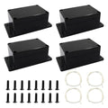 2 Pack Junction Boxes, 4 x 2.7 x 2 Inch IP65 Waterproof Project Box, ABS by HARSKIYER