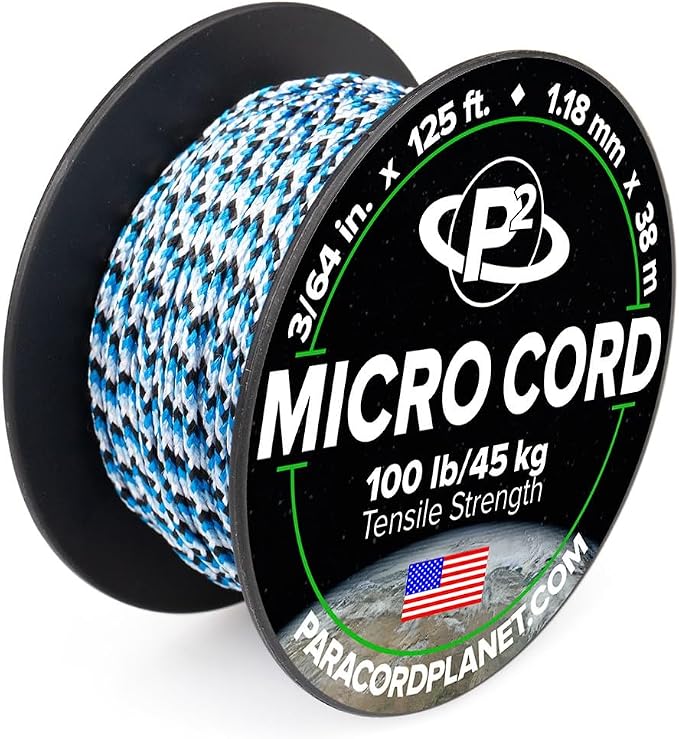 Paracord Planet Micro Paracord – Thin Braided Cord by ParacordPlanet