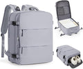 Grey Travel Backpack by coofay