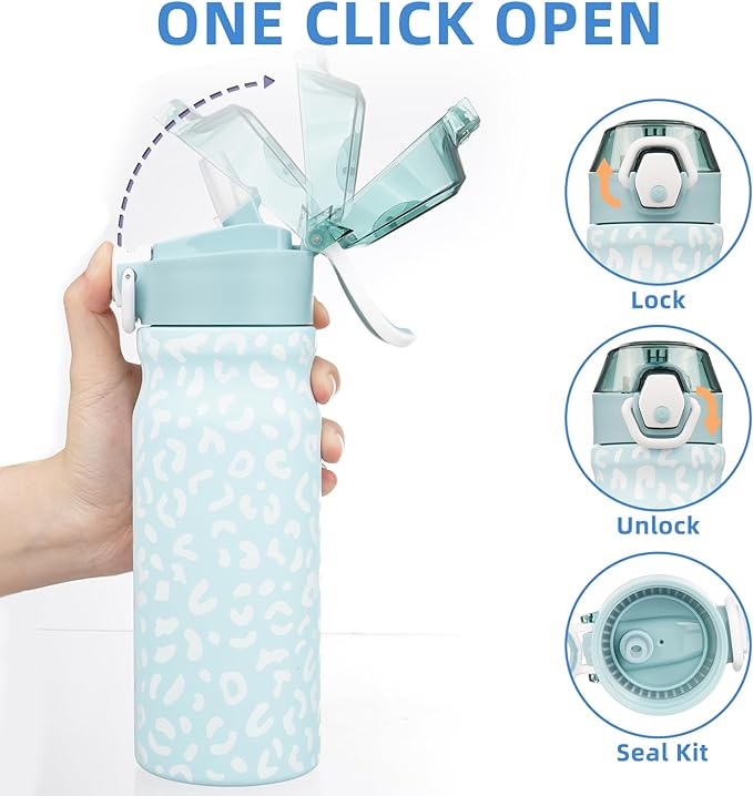 BJPKPK Insulated Water Bottle 18oz Stainless Steel Water Bottles - Image 3